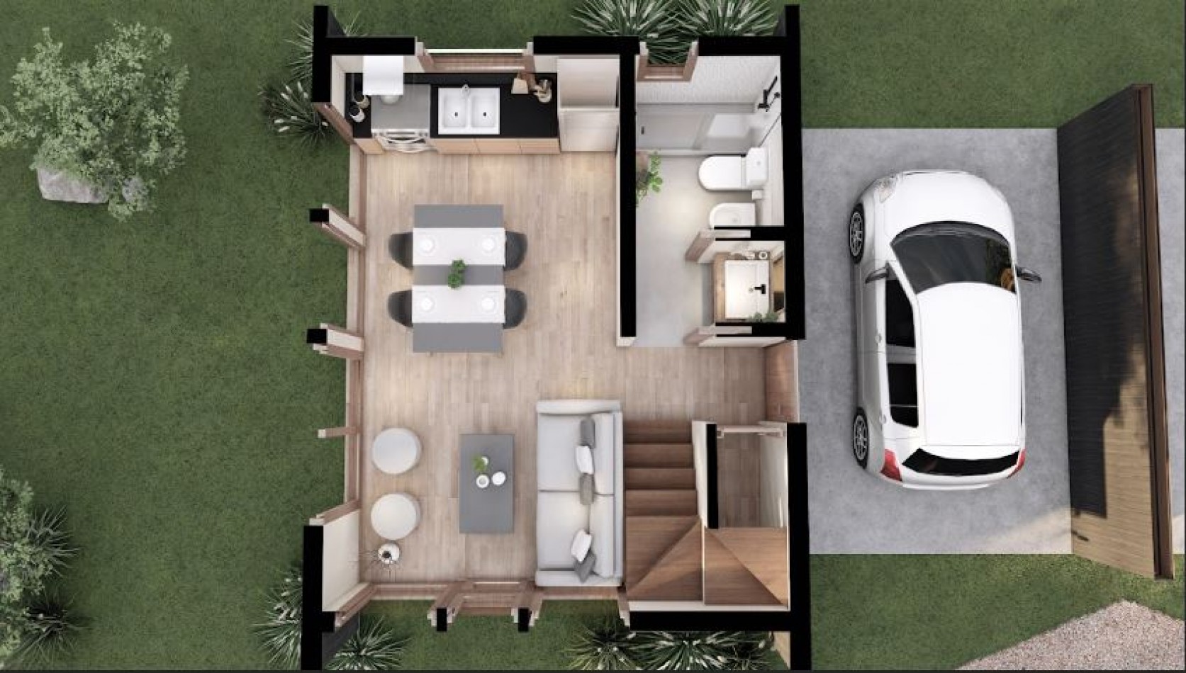 EN VENTA DINA HUAPI PH 58M2 + COCHERA 15m2 A TERMINAR
